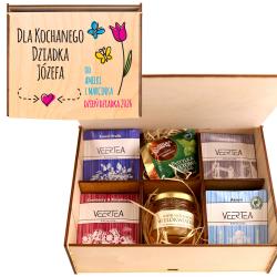 Personalizowana herbaciarka prezent skrzyneczka...