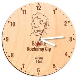 Zegar grawerowany dla Babci personalizowany...