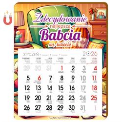 Kalendarz na 2026 z Magnesem – Idealny Prezent...