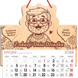 Kalendarz ścienny 2026 dla Dziadka...