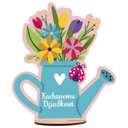 Statuetka kwiaty wyjątkowy prezent dla Dziadka...