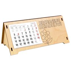 Kalendarz biurkowy do kolorowania prezent dla...