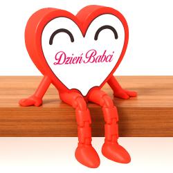 Figurka serce prezent na Dzień Babci dekoracja...