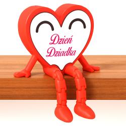 Figurka serce prezent na Dzień Dziadka urocza...