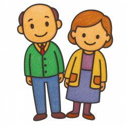 Kolorowanka 3D Babcia wyklejanka prezent dla Babci