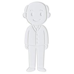 Kolorowanka 3D Dziadek wyklejanka prezent dla...