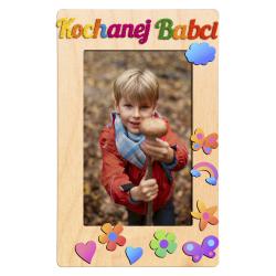 Drewniana ramka do ozdabiania na zdjęcie 10x15...