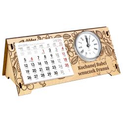 Kalendarz zegar biurkowy do kolorowania dla...