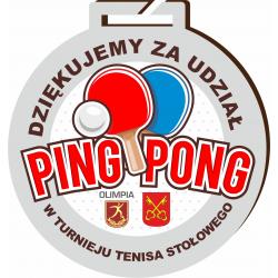 Medal tenis stołowy turniej ping-ponga