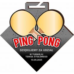 Medal tenis stołowy turniej ping-ponga