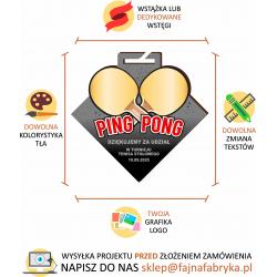 Medal tenis stołowy turniej ping-ponga