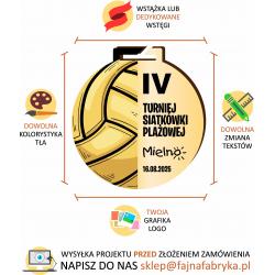 Medal siatkówka plażowa turniej zawody siatkówki
