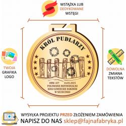 Medal Łowiecki Polowanie Myślistwo Król Pudlarzy