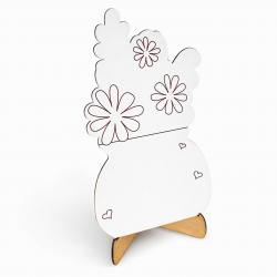 Kolorowanka kwiaty dla Babci i Dziadka do...