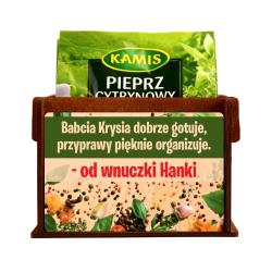 Przyprawnik dla Babci z dedykacją organizer na...