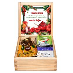 Drewniana herbaciarka dla babci dziadka...