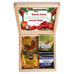 Drewniana herbaciarka dla babci dziadka...