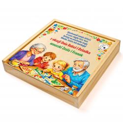 Zestaw gier 4w1 dla babci i dziadka prezent od...