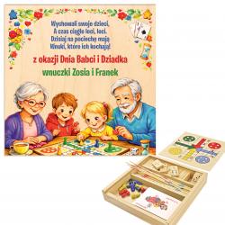Zestaw gier 4w1 dla babci i dziadka prezent od...