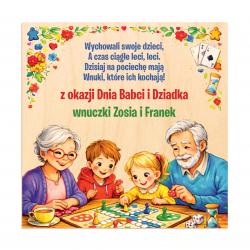 Zestaw gier 4w1 dla babci i dziadka prezent od...