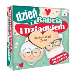 Gra Dzień z Babcią i Dziadkiem z grawerem serce...
