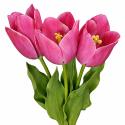 Bukiet tulipanów różowych 3 sztuki kwiaty dekoracyjne