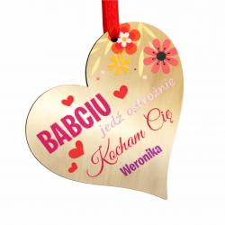 Zawieszka do auta złota prezent dla Babci