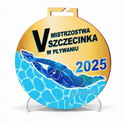 Medal pływacki zawody pływackie turniej pływacki