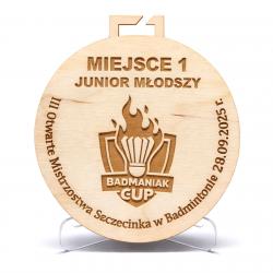 Medal Badminton Turniej Badmintona Grawer