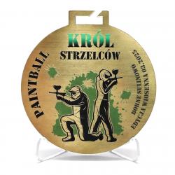 Medal Drewniany paintball z personalizacją