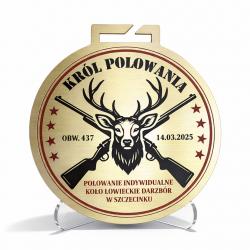 Medal Łowiecki Polowanie Myślistwo Król Polowania