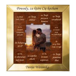 Prezent na Walentynki powody miłości w formie...