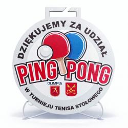 Medal tenis stołowy turniej ping-ponga