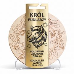 Medal Łowiecki Polowanie Myślistwo Król Pudlarzy