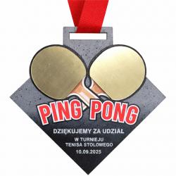 Medal tenis stołowy turniej ping-ponga