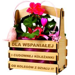 Nosidło doniczka z dedykacją prezent na Dzień...