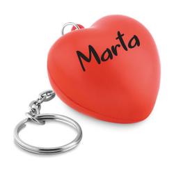 Brelok serce antystresowy z imieniem prezent na...