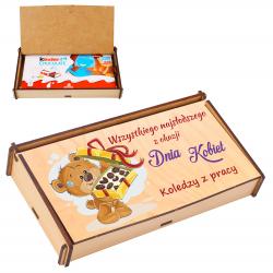 Pudełko na czekoladę miś upominek na Dzień...