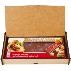 Pudełko na czekoladę miś upominek na Dzień...