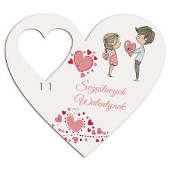 Serce na lizaka Walentynki dekoracja prezent...