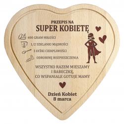 Deska do krojenia prezent dla kobiety na Dzień...