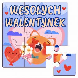 Puzzle mini kieszonkowe Walentynki prezent...