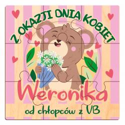 Puzzle mini Dzień Kobiet prezent szkolny...