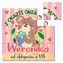 Puzzle mini Dzień Kobiet prezent szkolny...