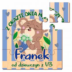 Puzzle mini na Dzień Mężczyzn prezent szkolny...