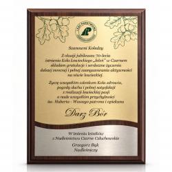 Grawerton Dyplom Podziękowanie Nadleśnictwo...