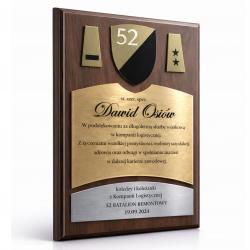 Grawerton Dyplom Uznania Wojskowy Podziękowanie...