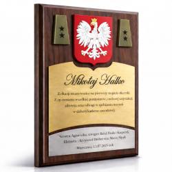 Grawerton Dyplom Uznania Wojskowy Podziękowanie...