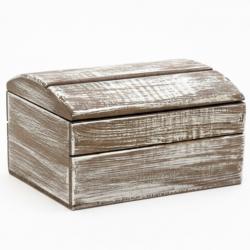 Rustykalna Drewniana Szkatułka na obrączki...