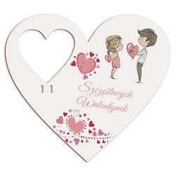 Serce na lizaka Walentynki dekoracja prezent...